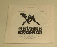 Severe Records Promo Sampler CD New Sealed Rock Indie Music OOP Paris Luna