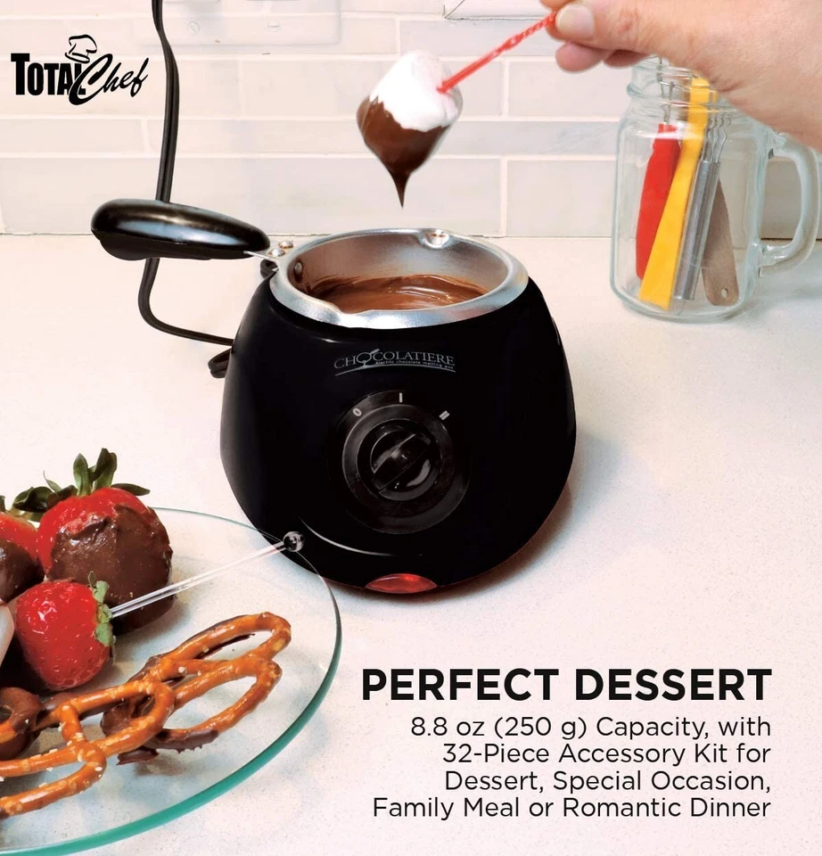 Total Chef Chocolate Melting Machine One Pot Chocolate Tempering Machine, Black - image 2 of 4