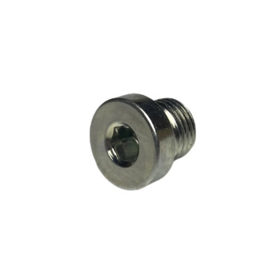 M10X1.0 Metric Port Plug Zinc Plated Steel Allen Socket Key Fitting Bolt