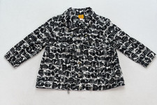 Ruby Rd Womens Jacket Size 12 Black & White P...