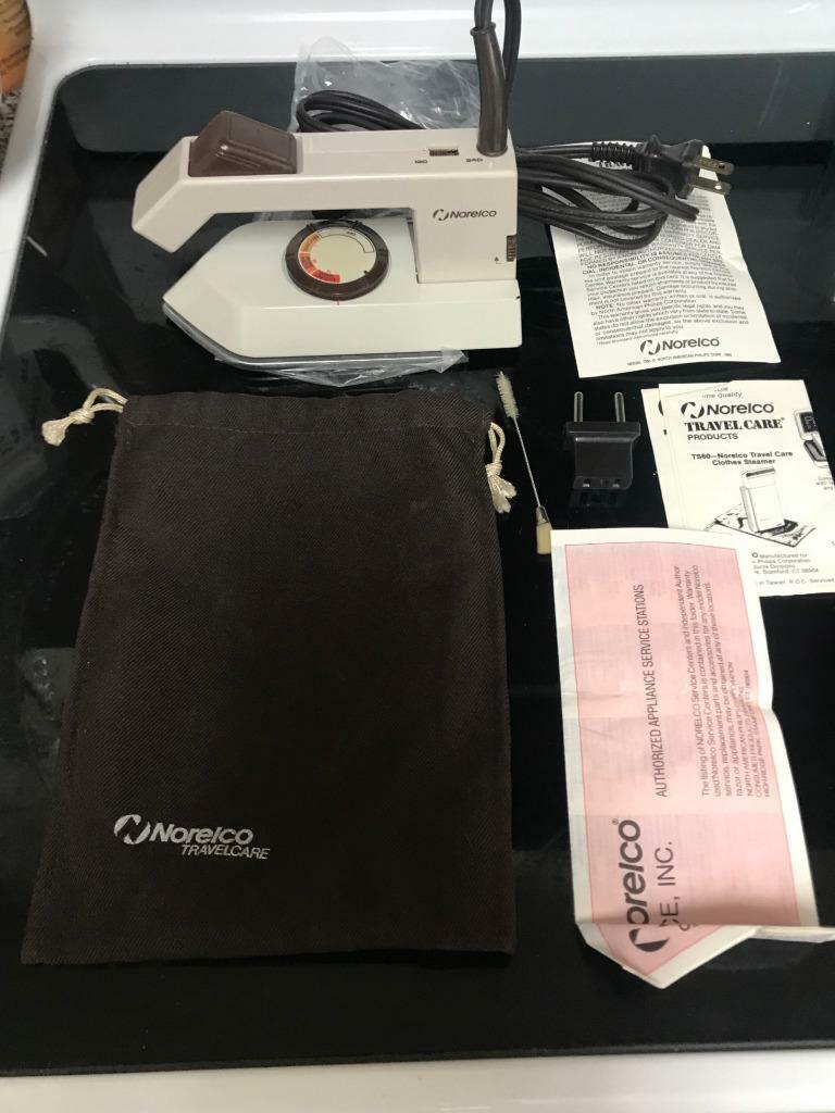 Norelco Travel Iron Model TI 65 Plug In Dual Voltage Folding
