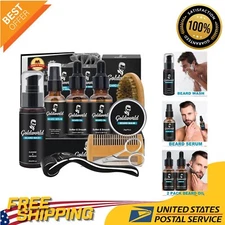 Ultimate Beard Grooming Kit with Beard Oil, Balm, Wash & E-Book - Ideal for Men!