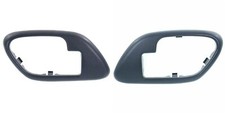 New Inside Interior Door Handle Bezels Trim Pair Blue For 95-99 Chevy Gmc Truck