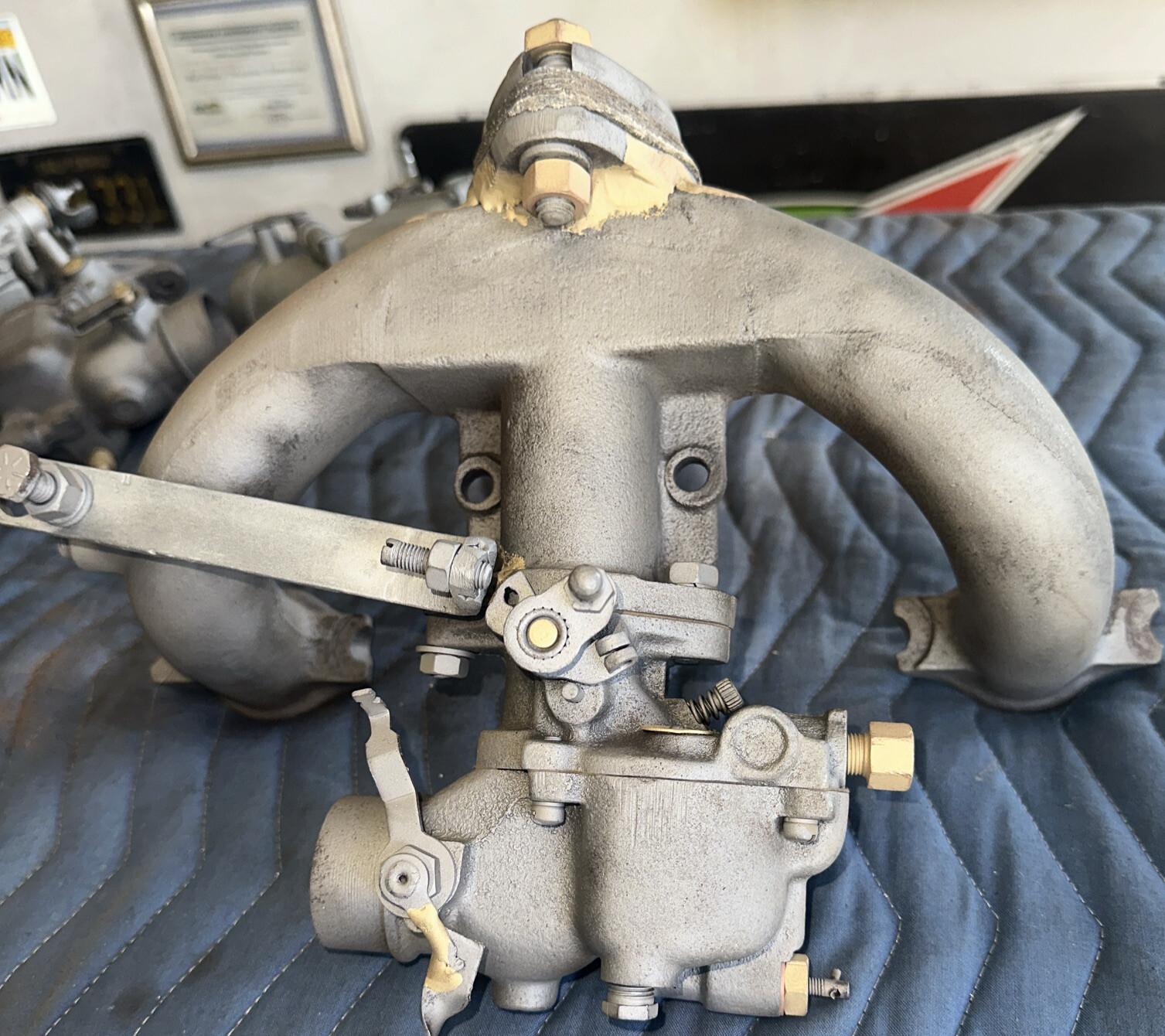 Zenith 1Barrel Carb B17 Intake manifold, 1929 1931 Ford Model A