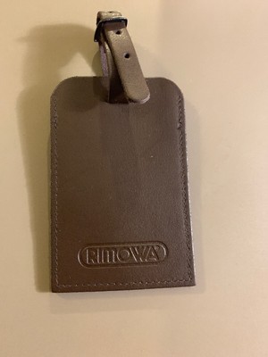 rimowa leather tag