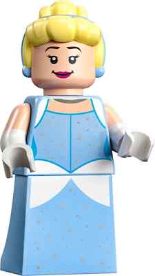 LEGO Disney Cinderella Minifigure Princess Light Blue Dress 43222 Disney Castle