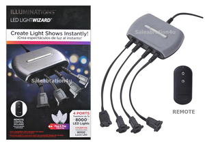 ILLUMINATIONS™ LED WIZARD 10-SETTING ELECTRICAL OUTLET LIGHT SHOW
