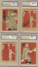 4 ~ MICHAEL JORDAN FEEL THE GAME ROOKIE MASTERS WCG GEM MT 10 23 KT GOLD CARD