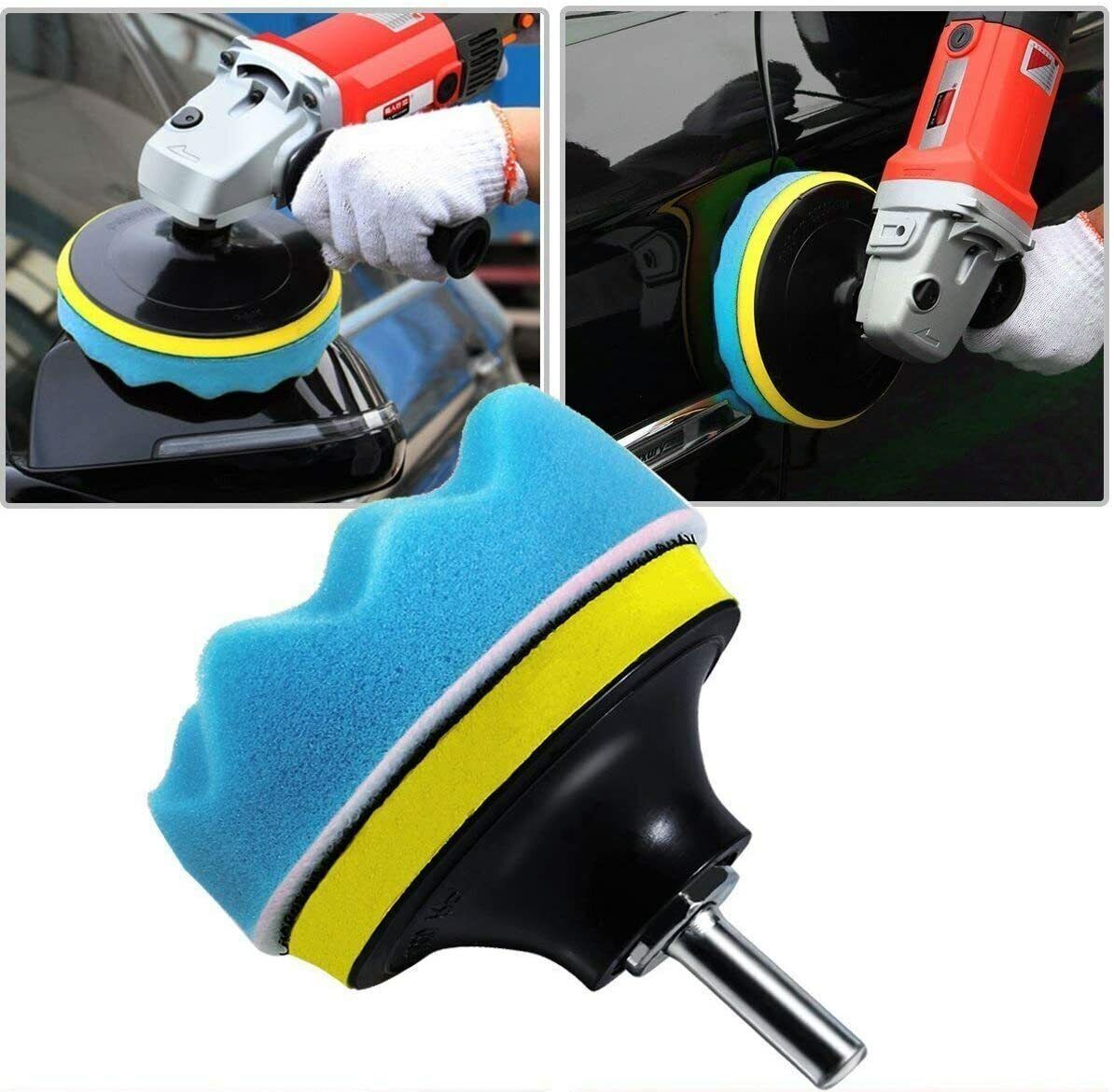 Kit Lucidatura 150mm ZEONHAK 16 Tamponi Lucidatura Auto 150mm - Per Trapano E Lucidatrici Kit Tamponi Lucidatura 150mm Zeonhak Per Trapano - Foto 4