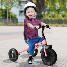 Kids Children Tricycle Baby Pedal Ride Trike 3 Wheels Toddler Safety Toy Pink
