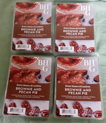 Lot of 4 BH&G Scented Wax Cubes Brownie & Pecan Pie = 48 Cubes