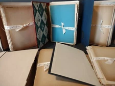 Vintage Text Pages Nestled Inside Vintage Book Cvr Shelf Sitter Crafting Journal