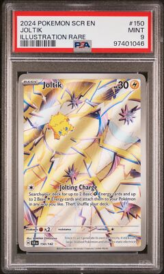 PSA 9 Joltik Illustration Rare #150 2024 Pokemon Scr Stellar Crown