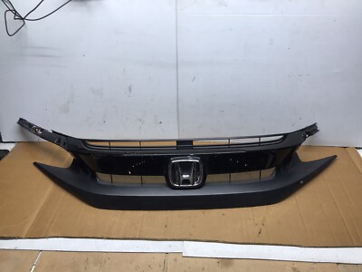 TBAF 2016-2018 Honda Civic Grill With Emblem Black P/N 71121-TBA-A51