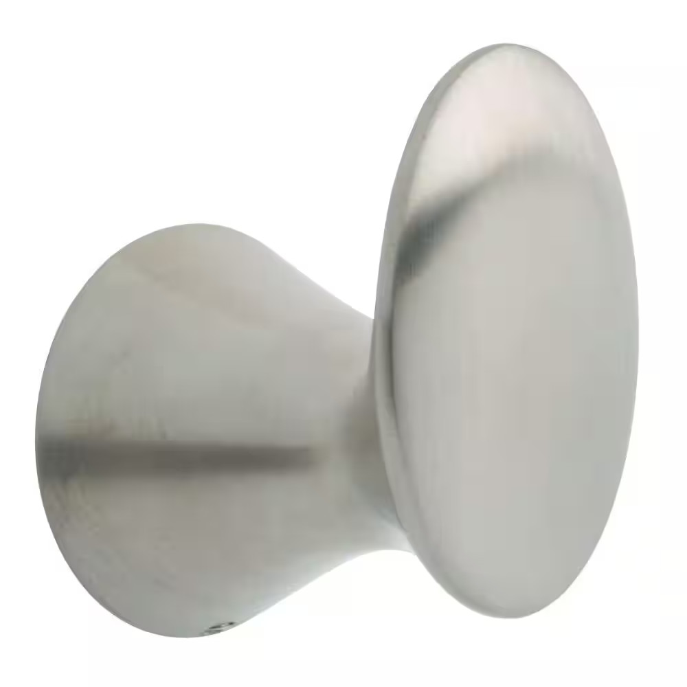 Bathroom Towel Hook Single Brushed Nickel J-Hook Robe Holder Accessory 1-Piece