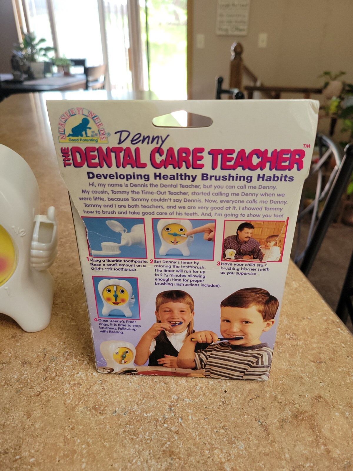 Vintage Denny “The Dental Care Teacher” Timer By Nursery Needs 1996 | Works!