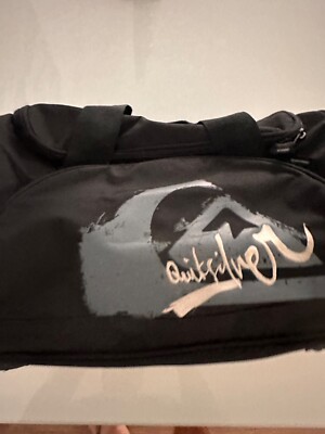 Quick Silver black DUFFLE  Bag  amazing size FAST SHIP  U.S.A