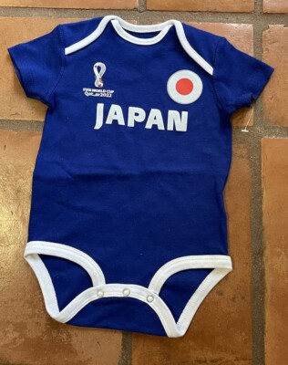 FIFA World Cup Qatar 2022 Japan Baby Size 12 Months Blue Bodysuit one piece NWOT