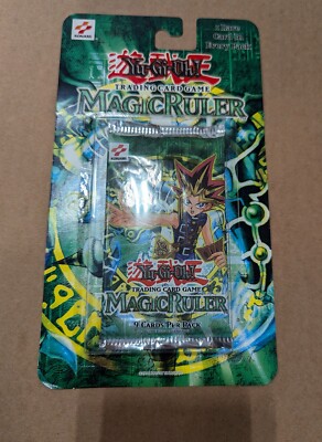 2002 Original Magic Ruler Blister Pack - Spell YuGiOh Yu-Gi-Oh