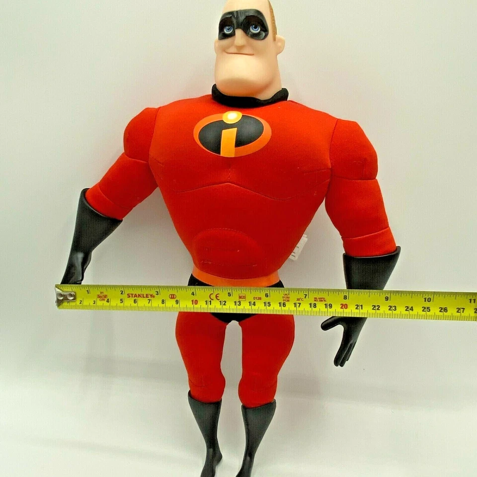 Juguete de peluche suave oficial The Incredibles grande Mr Incredible Disney Foto 4 de 4