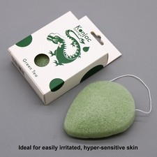 Image of Konjac Natural Teardrop Sponge - 100% biodegradable ecological for Face and Body