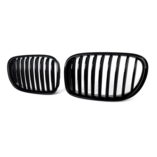 For BMW F01 F02 F03 F04 2009-2015 2Pcs Gloss/Matte Black Front Bumper Grille ABS - Picture 6 of 20