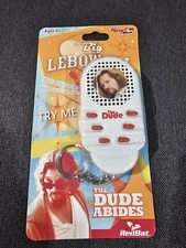 The Big Lebowski The Dude Talking Keychain Mint in Box RARE
