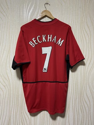 MANCHESTER UNITED 2002 2004 HOME FOOTBALL SHIRT SOCCER JERSEY NIKE
