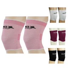 MRX Knee Pair Brace Leg Support Elastic Sleeve Fitnes Workout Pain Injury Relief