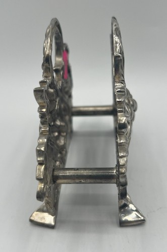 Vintage Godinger Silver Art Co. Ltd - Fork/Spoon/Letter/Napkin Holder - Picture 8 of 13