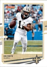 2020 Donruss #180 Deonte Harris New Orleans Saints