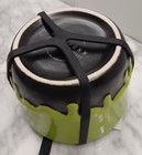 NEW Set of 4 Rae Dunn Halloween EEK BOO SHRIEK AHH Black & Green Measuring Cups — photo 4