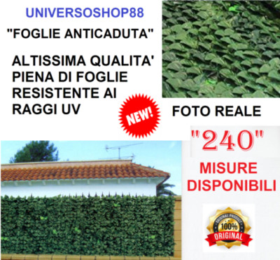 Arella Siepe Sintetica Artificiale 200x100 cm in Legno e Poliestere Verde