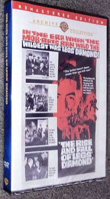 The Rise and Fall of Legs Diamond DVD Ray Danton Warren Oates Karen Steele 1960