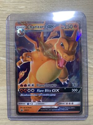 Pokémon card Charizard GX Hidden Fates Promo 2019