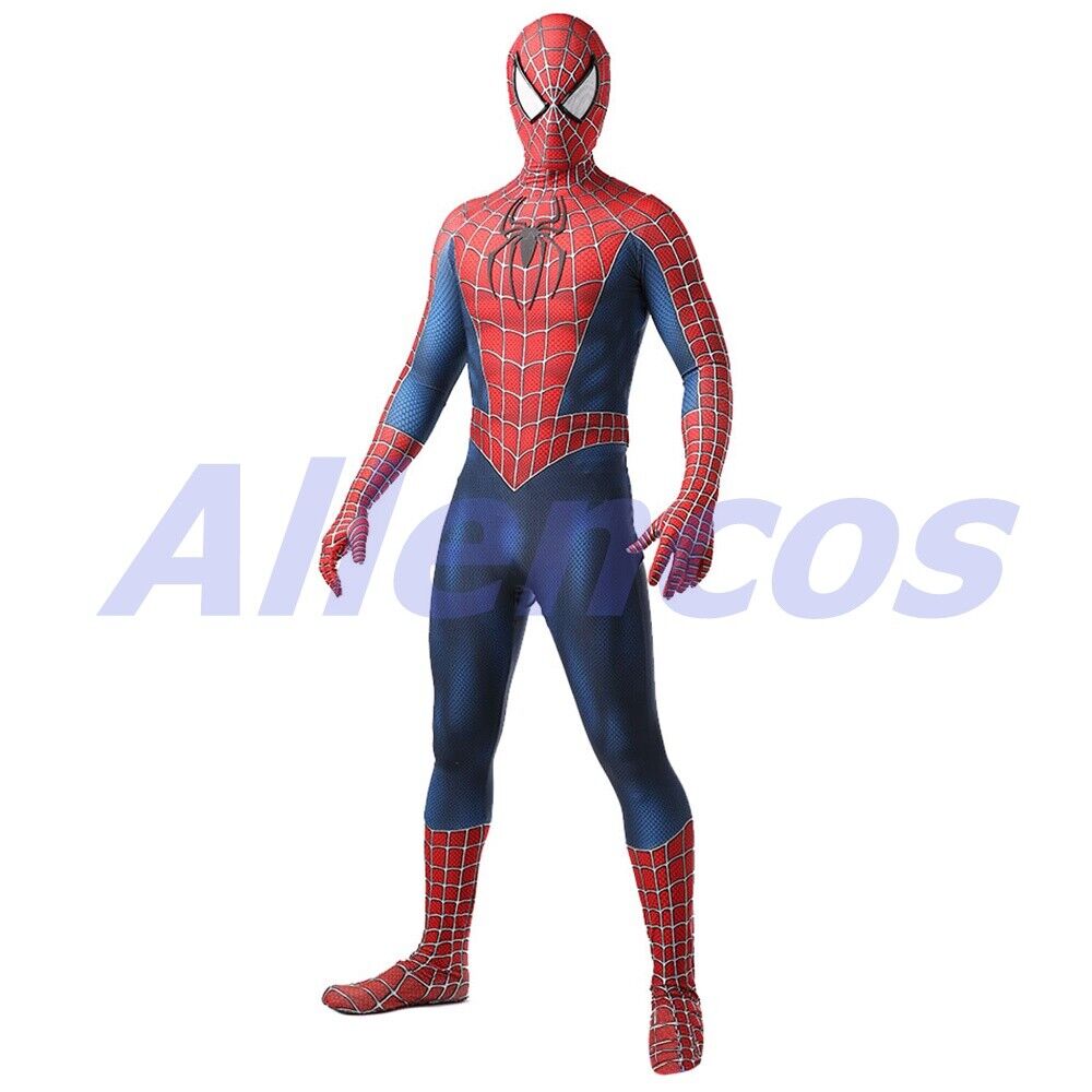 Spider Man Cosplay Costume Spider Man 2 Tobey Maguire Suit Version