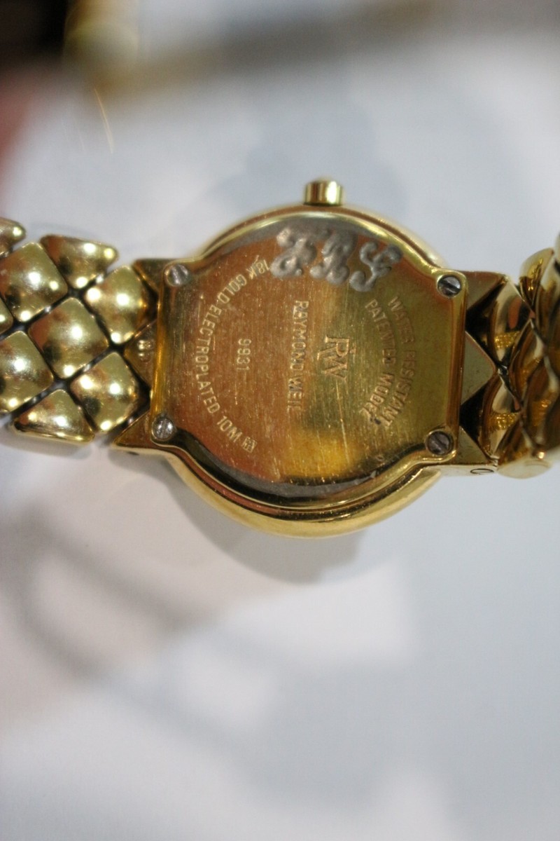 Raymond Weil 9131 Gloria 18k Gold Plated Watch | eBay