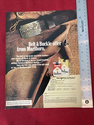 where to buy great country cigarettes near me Marlboro Belt & Buckle Offer 1972 Print Ad - Frame! Smoke & Cigar Shop in