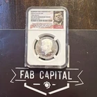 2014 S Silver Kennedy Silver Half Dollar High Relief NGC SP70 PL Enhanced Finish