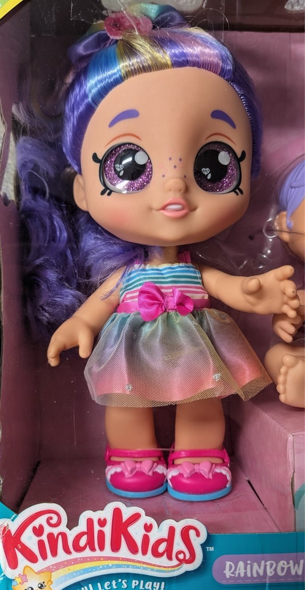 Kindi Kids Kate and Cutie Cake Rainbow Sisters Baby Doll for sale