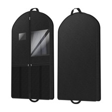 43 Inch Hanging Suit Garment Bags with Zipper for Clothes Shirt Jacket Coat