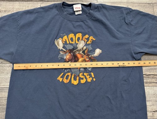 Vintage Disney Brother Bear Shirt Mens 2XL The Moose Is Loose Movie Promo 2003 - Picture 6 of 7