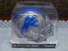 BARRY SANDERS  Signed Detroit Lions NFL Riddell Mini Helmet - AUTOGRAPH