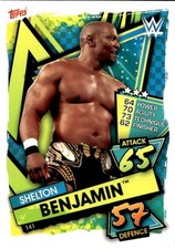 2021 Topps # 141 Shelton Benjamin Slam Attax Card