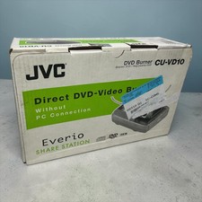 NEW OPEN BOX JVC Everio Direct DVD Video Burner CU-VD10 Share Station CU-VD10USB