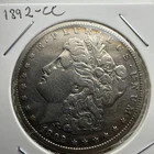 1892-CC MORGAN SILVER DOLLAR, XF DETAILS