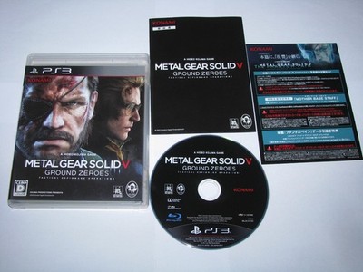 Metal Gear Solid V Ground Zeroes (Japanese) PS3 Japan import US Seller