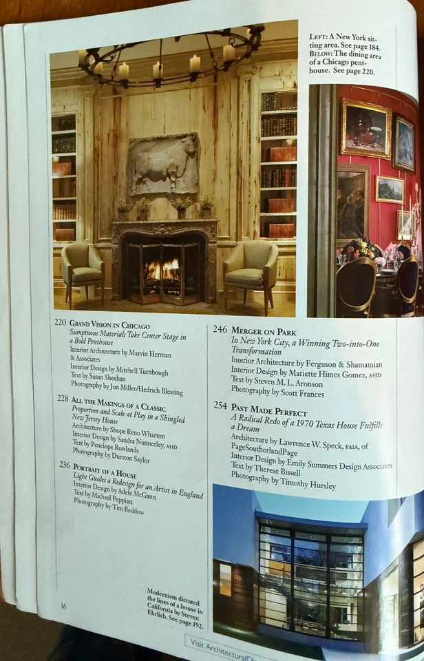 Architectural Digest November 2006 Giorgio Armani Fifth Avenue West Palm Beach - Image 3 of 3