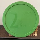 Pyrex 2.5 Qt. Mixing Bowl REPLACEMENT Green Plastic Storage Lid Only #325 USA