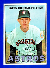 1967 TOPPS #498 LARRY DIERKER HOUSTON ASTROS CARD -- EX MINT